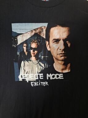 Depeche Mode Exciter Tour 2001 Vintage Tee XL BIG Tag Double Sided INCREDIBLE!